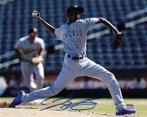 Carl Edwards Jr signed 8x10 photo PSA/DNA Chicago Cubs Autographed