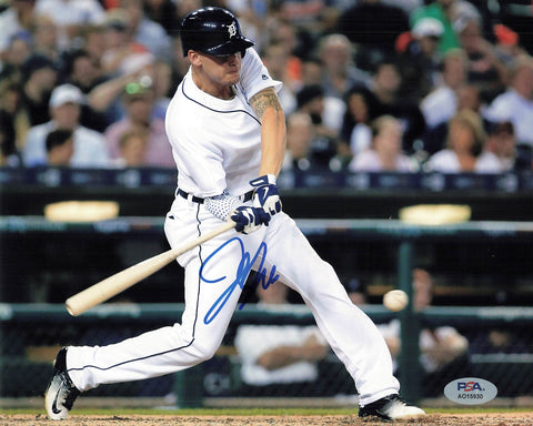 JACOBY JONES signed 8x10 photo PSA/DNA Detroit Tigers Autographed