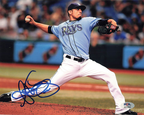 Matt Garza signed 8x10 photo PSA/DNA Autographed Tampa Bay Ray