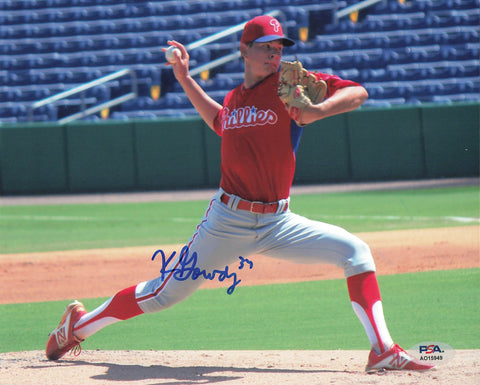 Kevin Gowdy signed 8x10 photo PSA/DNA Philadelphia Phillies Autographed