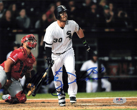 Nicky Delmonico signed 8x10 photo PSA/DNA Autographed Chicago White Sox
