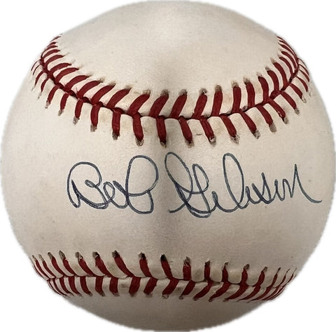 Bob Gibson signed baseball PSA Autographed Cardinals