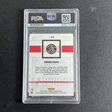 2019-20 Panini Chronicles #104 Terence Davis Signed Card AUTO PSA Slabbed RC Raptors