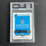 2019-20 Donruss Rated Rookie #223 Nassir Little Signed Rookie Card AUTO 10 PSA Slabbed RC Blazers