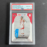 2020-21 NBA Hoops #232 Kenyon Martin Jr. Signed Card AUTO PSA Slabbed RC Rockets