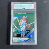 2020-21 Panini Chronicles #283 Aleksej Pokusevski Signed Card AUTO PSA 10 Slabbed RC Thunder