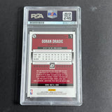 2017-18 Donruss Optic Red #5 Goran Dragic Signed Card AUTO 10 PSA/DNA Slabbed Heat