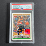 2006-07 Topps #14 Sebastian Telfair Signed Card AUTO PSA/DNA Slabbed Boston Celtics