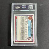 2006-07 Topps #235 Hassan Adams Signed Card AUTO PSA Slabbed RC Nets