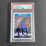 2017 NBA Hoops #126 Yogi Ferrell Signed Card AUTO PSA Slabbed Mavericks