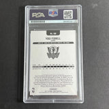 2017 NBA Hoops #126 Yogi Ferrell Signed Card AUTO PSA Slabbed Mavericks