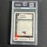 2008-09 Fleer Basketball #80 Jared Dudley Signed Card AUTO PSA Slabbed Bobcats