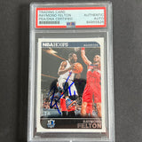 2014-15 NBA Hoops #131 Raymond Felton Signed Card AUTO 10 PSA/DNA Slabbed Mavericks