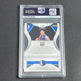 2019-20 Panini Prizm #283 Isaiah Roby Signed Card AUTO PSA Slabbed RC Mavericks