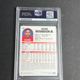 1993-94 Skybox #336 Jerome Richardson Signed Card AUTO PSA Slabbed Clippers