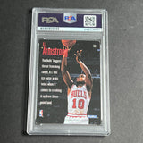 1991-92 Skybox #314 Craig Hodges Signed Card AUTO PSA Slabbed Bulls