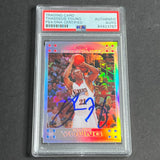 2008-09 Topps Chrome #117 Thaddeus Young Signed Card AUTO PSA Slabbed 76ers