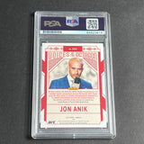 2022 Panini Donruss #222 Jon Anik Signed Card AUTO PSA Slabbed