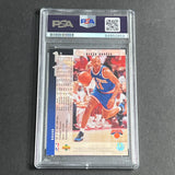 1993-94 Upperdeck #249 Derek Harper Signed Card AUTO PSA Slabbed Knicks