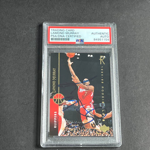 1993-94 Upper Deck #273 Lamond Murray Signed AUTO PSA Slabbed Clippers