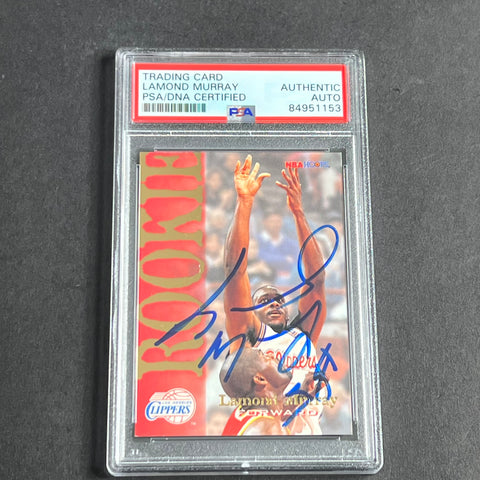 1993-94 Skybox #333 Lamond Murray Signed AUTO PSA Slabbed Clippers