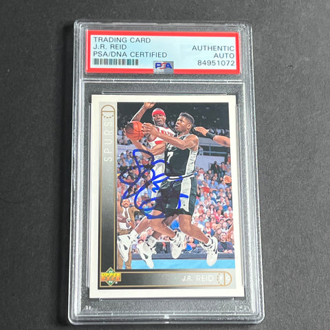 1993-94 Upper Deck #59 JR Reid Signed Card AUTO PSA Slabbed Spurs