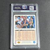 1994-95 Upper Deck #356 Dale Ellis Signed Card AUTO PSA Slabbed Nuggets