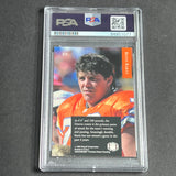 1992 Playoff #89 Keith Kartz Signed Card AUTO PSA Slabbed Broncos