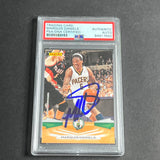 2009-10 Panini #85 Marquis Daniels Signed Card PSA Slabbed Celtics