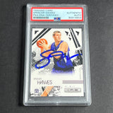 2009-10 Panini R&S #85 Spencer Hawes Signed Card AUTO PSA/DNA Slabbed RC Kings