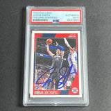 2016-17 NBA Hoops #260 Jason Smith Signed Card AUTO 10 PSA Slabbed Wizards