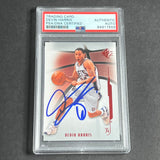 2008-09 Upper Deck SP #32 Devin Harris Signed Card AUTO PSA NETS Slabbed