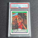 2006 Topps #156 Charlie Villanueva Signed Card AUTO PSA/DNA Slabbed Bucks