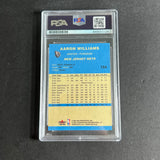 2004-05 Fleer Tradition #154 Aaron Williams Signed Card AUTO PSA Slabbed New Jersey Nets