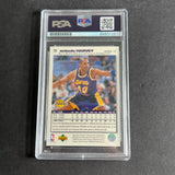 1995-96 Upper Deck #29 Antonio Harvey Signed Card AUTO PSA Slabbed Lakers