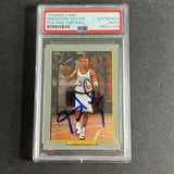 2006-07 Topps #4 Sebastian Telfair Signed Card AUTO PSA/DNA Slabbed Boston Celtics