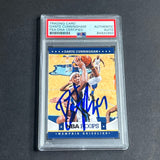 2012 Panini NBA Hoops #58 Dante Cunningham Signed Card AUTO PSA Slabbed Grizzlies