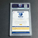 2012 Panini NBA Hoops #58 Dante Cunningham Signed Card AUTO PSA Slabbed Grizzlies