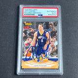 2009-10 Panini #84 Jeff Foster Signed Card AUTO PSA Slabbed Pacers