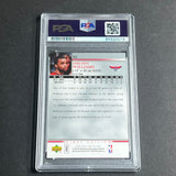 2017-2008 Upper Deck First Edition #147 Shelden Williams Signed Card AUTO PSA/DNA Slabbed RC Rookie