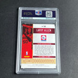 2013-14 Panini Elite #165 LAVOY ALLEN Signed Card AUTO 10 PSA Slabbed 76ers