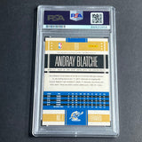 2011 Panini America #99 Andray Blatche Signed Card AUTO PSA Slabbed Wizards