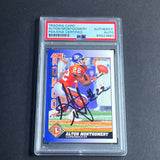 1991 Score #22 Alton Montgomery Signed Card AUTO PSA Slabbed Broncos