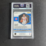 2020-21 Panini Mosaic #270 Killian Hayes Signed Card AUTO PSA Slabbed RC Pistons