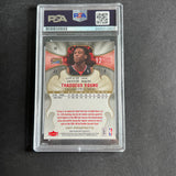 2008-09 NBA Hot Prospects #90 Thaddeus Young Signed Card AUTO PSA Slabbed 76ers