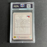 2007-08 Upper Deck Artifacts #10 Emeka Okafor Signed Card AUTO PSA Slabbed Bobcats