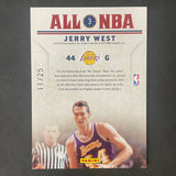 2010-11 Panini National Treasures All NBA #3 Jerry West Card Lakers 11/25