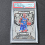 2020-21 Panini Chronicles #527 Theo Maledon Signed Card AUTO 10 PSA Slabbed RC Thunder