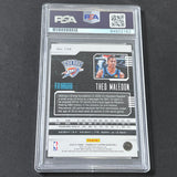 2020-21 Panini Playbook #175 Theo Maledon Signed Card AUTO 10 PSA Slabbed RC Thunder
