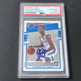 2020-21 Panini Donruss #184 Theo Maledon Signed Card AUTO PSA Slabbed RC